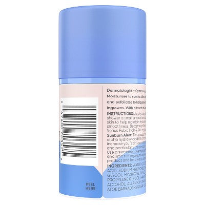Venus for Pubic Hair and Skin Daily Ingrown Hair Prevention and Itch Reducing Serum - 75ml