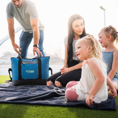 Titan by Arctic Zone 30Cans/20 qt Insulated Cooler Tote - Marine Blue