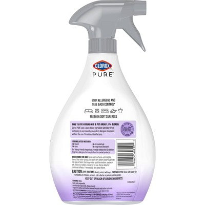 Clorox PURE Allergen Neutralizer Fabric & Carpet Spray Air Fresheners Nighttime Calm - 26oz