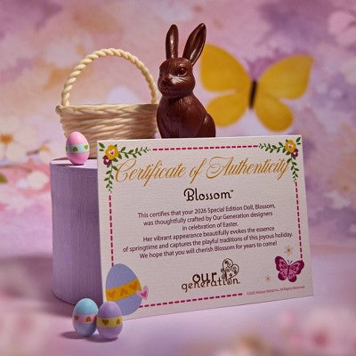 Our Generation Blossom Limited-Edition Easter Collectible 18" Doll & Accessories