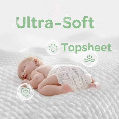 Parasol Clear+Dry Natural Disposable Diapers - Size 2 - 12ct
