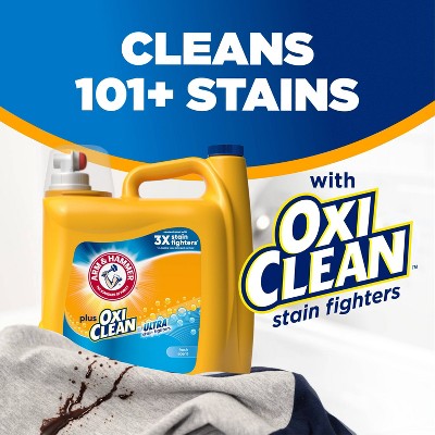 Arm & Hammer Plus OxiClean Ultra Stain Fighters Fresh Scent Liquid Detergent 154 Loads - 200oz
