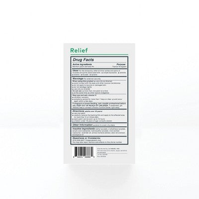 The Good Patch Relief Plant-Based Vegan Wellness Patch - 4ct