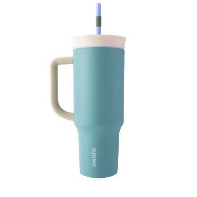 Owala 40oz Straw Stainless Steel Tumbler - Misty Meadows: Insulated, BPA-Free, Vacuum-Insulated