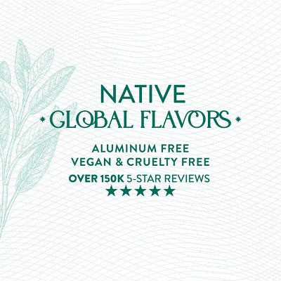 Native Limited Edition Aluminum-Free and Residue-Free Global Flavors Deodorant - Moroccan Mountain Sage - 2.65 fl oz