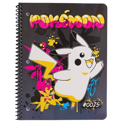 Pokemon 8"x10.5" Graffiti Single Subject Wide Rule Notebook