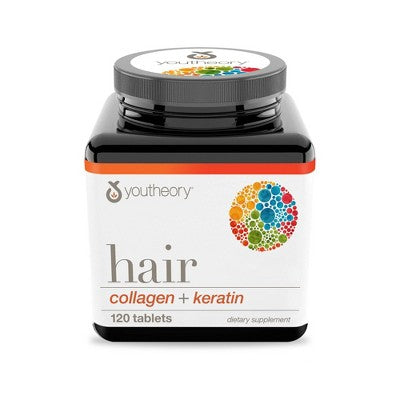 Youtheory Collagen Hair Tablets - 120ct