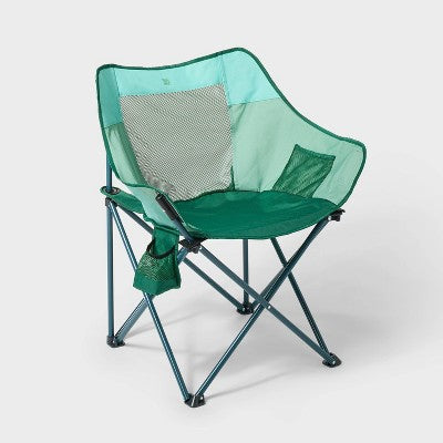 Folding Club Outdoor Portable Camping Chair Green - All In Motion (LOCAL PICKUP ONLY)
