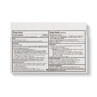 Miconazole Vaginal Antifungal Cream 7 day Treatment - 1.5oz - up&up