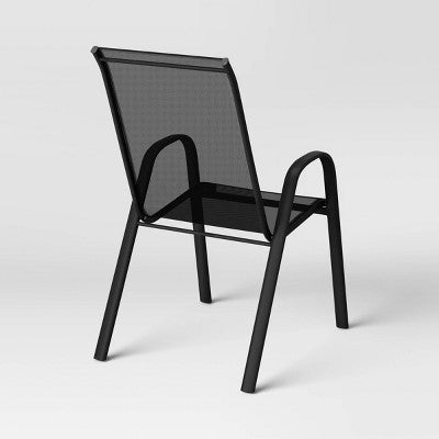 Sling Stack Chair Black - Room Essentials (LOCAL PICKUP ONLY)