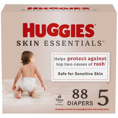 Huggies Skin Essentials Luxury Diapers - Size 5 - 88ct