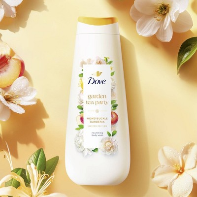 Dove Beauty Garden Tea Party Body Wash - Honeysuckle Gardenia - Limited Edition - 20 fl oz