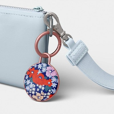 AirTag Silicone Keychain - heyday Poppy Flowers
