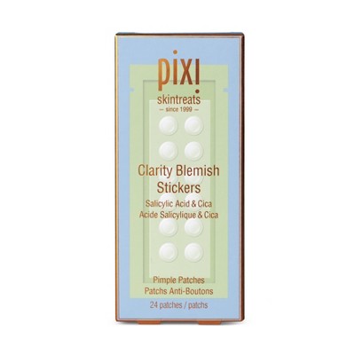 Pixi Clarity Blemish Stickers: Salicylic Acid Facial Treatment for Normal and Acne-Prone Skin, 24 Patches