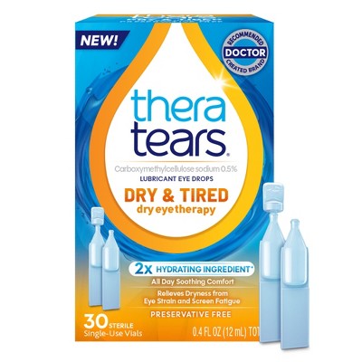 TheraTears Dry and Tired Lubricant Eye Drops - 30ct