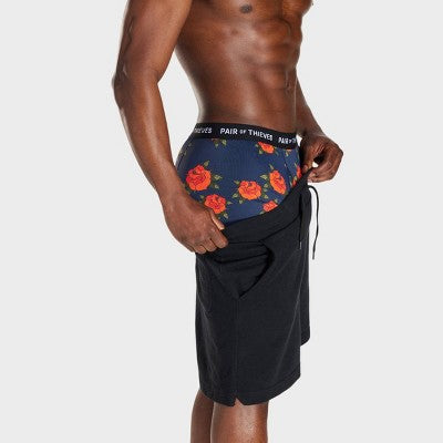 Pair of Thieves Men's Floral Super Fit Boxer Briefs 2pk - Multi XL
