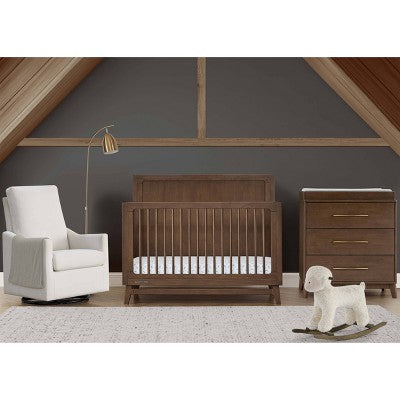 Delta Children Spencer 6-in-1 Convertible Crib - Greenguard Gold Certified - Teak Brown (LOCAL PICKUP ONLY)