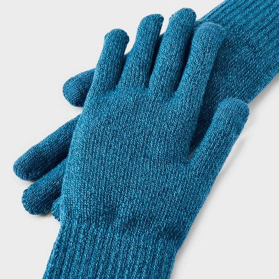 Men's Classic Knit Touch Gloves - Goodfellow & Co Blue