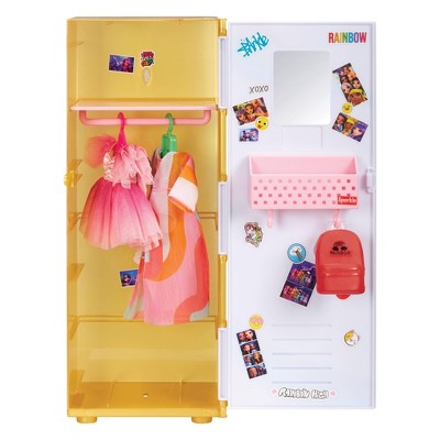 Rainbow High Design & Style Locker Playset with Shelves, Hangers, Accessories and Stickers