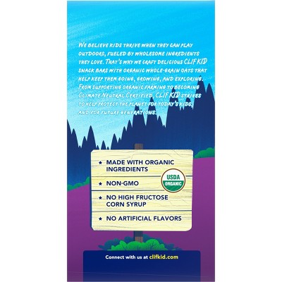 CLIF Kid ZBAR Organic Chocolate Chip Energy Bars- 12ct