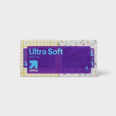 Spring Ultra Soft Facial Tissue - 4pk/65ct - up&up