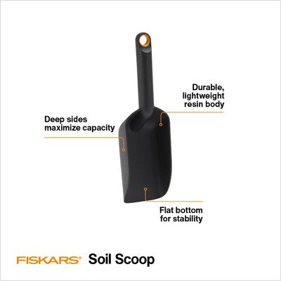 Fiskars 2" Soil Scoop Recycled Hand Trowel