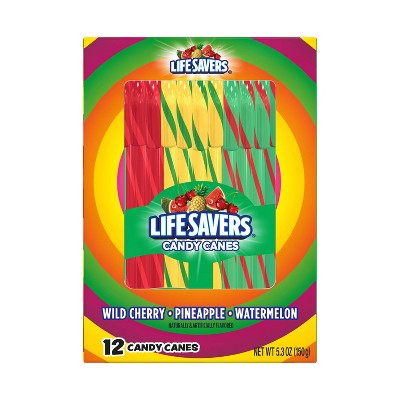 Lifesavers Christmas Candy Canes - 5.3oz / 12ct