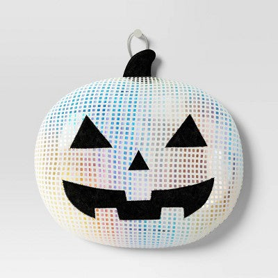 Hanging Disco Pumpkin Figurine - Hyde and EEK! Boutique Silver