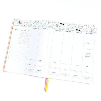 Callie Danielle 2025 11"x8.5" Weekly/Monthly Large: Leather Planner, January-December, Multicolored, Teen & Adult
