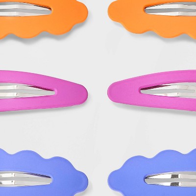 Large Soft Touch Covered Snap Clips - 6pc - Cat & Jack