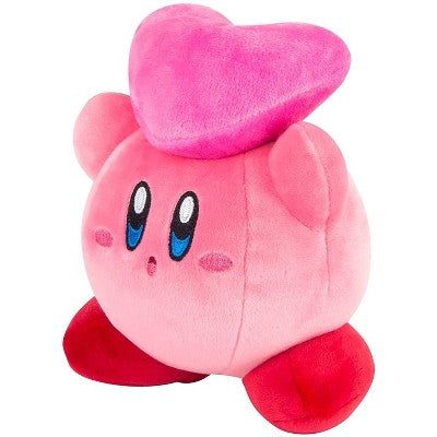 Club Mocchi Mocchi Nintendo Junior 6" Plush - Kirby with Friend Heart
