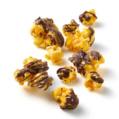 Christmas Dark Chocolate Sea Salt Caramel Corn Clusters Popcorn - 18oz - Favorite Day