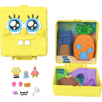 Polly Pocket Micro Dolls and Playset, SpongeBob Partnership Compact