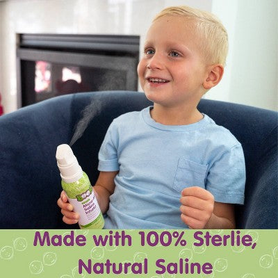 Boogie Micro-Mist Saline Inhaler Refill - 2.8 fl oz: Cold, Cough or Flu Treatment, Hypoallergenic, Paraben-Free