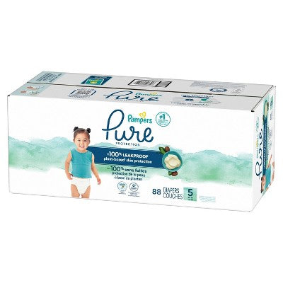 Pampers Pure Protection Diapers Pack - Size 5 - 88ct (LOCAL PICKUP ONLY)