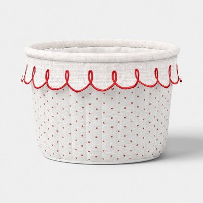 Valentine's Day Basket with Scallop Ruffle - Threshold