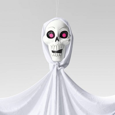 65" Black Light Responsive Ghoul Halloween Decorative Prop White - Hyde & EEK! Boutique: Indoor/Outdoor Decor