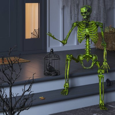 60" Pose-N-Stay Large Poseable Skeleton Halloween Decorative Prop Grim Greenery - Hyde and EEK! Boutique (LOCAL PICKUP ONLY)