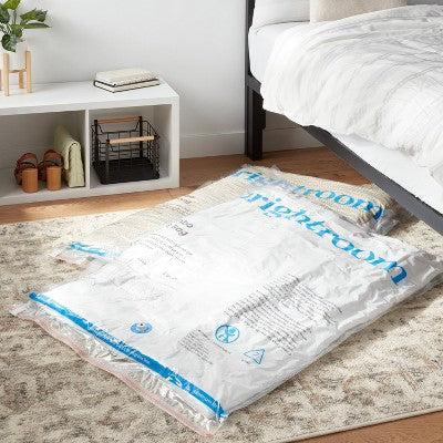 Jumbo 2pc Compression Bags Clear - Brightroom