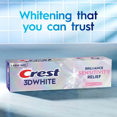 Crest 3D White Advanced Sensitivity Relief Toothpaste - 3.9oz