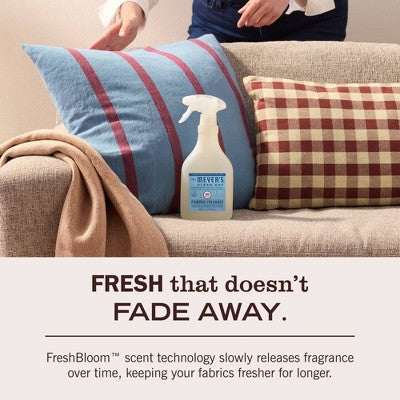 Mrs. Meyer's Clean Day Fabric Fresh Air Fresheners - Rain Water - 20oz: Dye-Free, Paraben-Free, Liquid Spray
