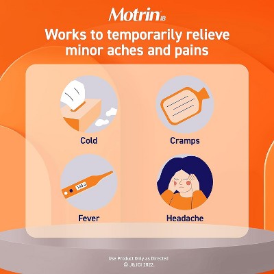 Motrin Ib Pain & Fever Relief Ibuprofen 200 Mg 80 Liquid Gels