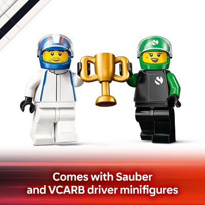 LEGO City F1 Grid with VCARB & Sauber Race Cars Toy 60474
