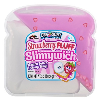 Cra-Z-Slimy Strawberry Fluff Slimywich Scented Butter and Glossy Slime