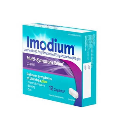Imodium Multi-Symptom Relief Treatment Caplets - 12ct