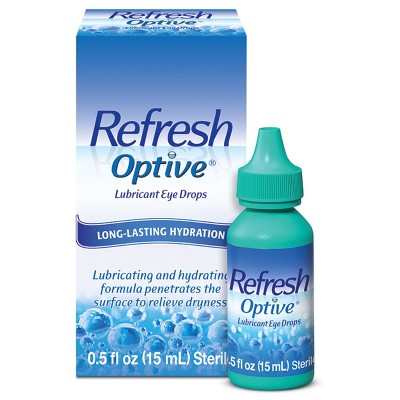 Refresh Optive Lubricant Eye Drops Artificial Tears - 0.5 fl oz (15 mL)
