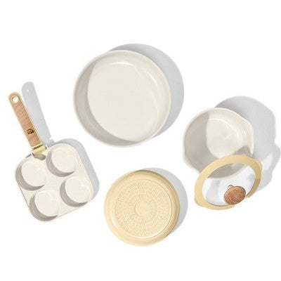Carote 6pc Ceramic Nonstick Detachable Cookware Set Yellow