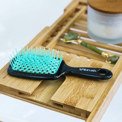 UNbrush Detangler Hair Brush - Lagoon Teal