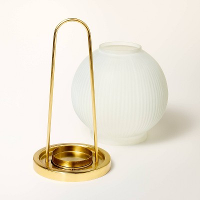 Round Ribbed Glass Table Lantern Clear - kate spade new york x Target