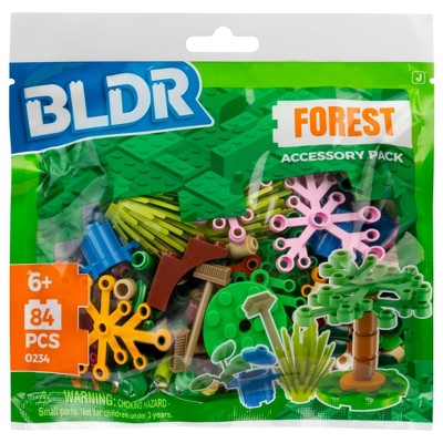 BLDR Forest Pack Accessory Set: Creative Thinking Toy Building Components